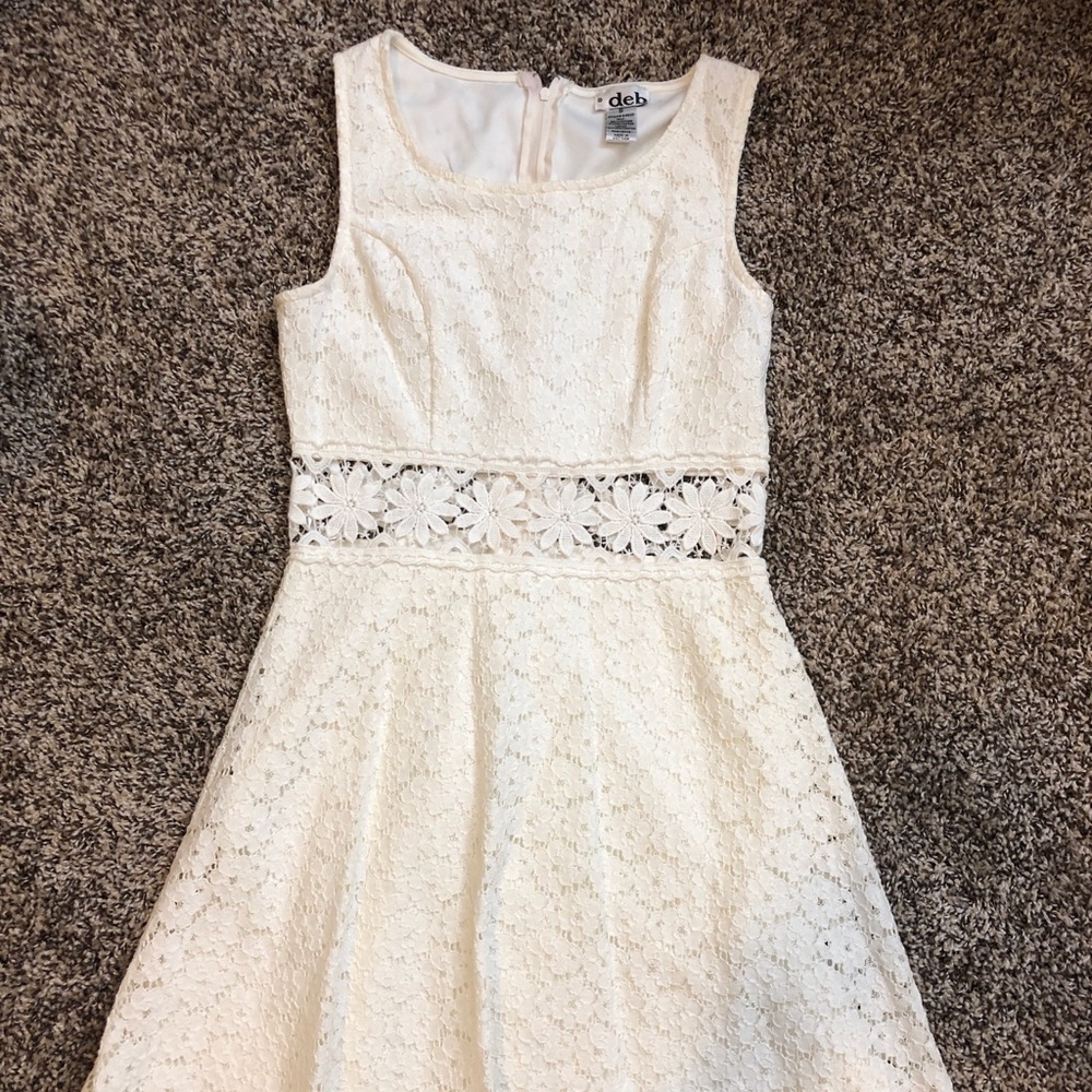 White Floral Dress!